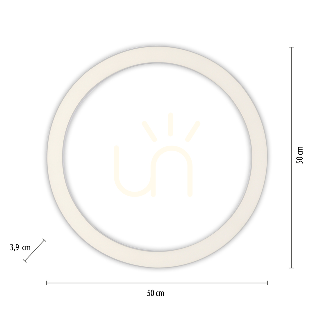 Displej Stropné svietidlo PURE-LINES 6309-95, strieborné, 1xLED Stropné svietidlo PURE-LINES 6309-95, strieborné, 1xLED