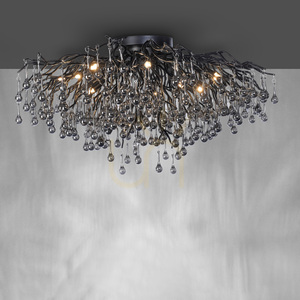 Stropné svietidlo ICICLE 8092-18, čierne, 14xG9 small 11