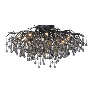 Stropné svietidlo ICICLE 8092-18, čierne, 14xG9 small 7