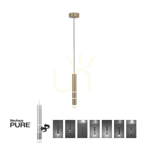 PURE-VEGA 2211-60 Mosadzné závesné svietidlo so 4 LED diódami 1 PURE-VEGA 2211-60 Mosadzné závesné svietidlo so 4 LED diódami small 1