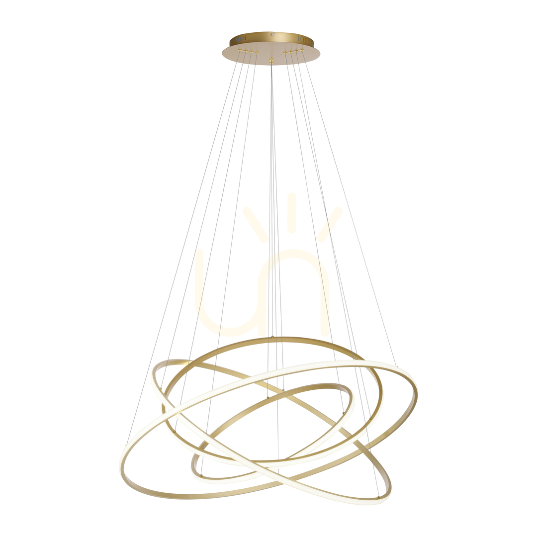 Skontrolujte TESSARA 2124-60 Mosadzné závesné svietidlo s 1xLED TESSARA 2124-60 Mosadzné závesné svietidlo s 1xLED