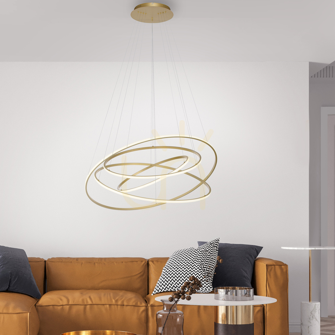 Náhľad TESSARA 2124-60 Mosadzné závesné svietidlo s 1xLED TESSARA 2124-60 Mosadzné závesné svietidlo s 1xLED