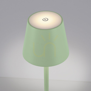 Zelená akumulátorová stolná lampa Zuma Line EURIA 19250-43, LED 3 W, IP54 small 9
