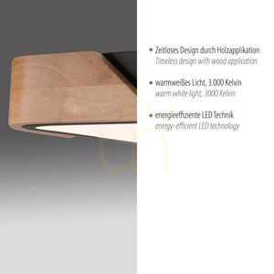 BILA 14289-18 Čierne stropné svietidlo, 1xLED 3 BILA 14289-18 Čierne stropné svietidlo, 1xLED small 3