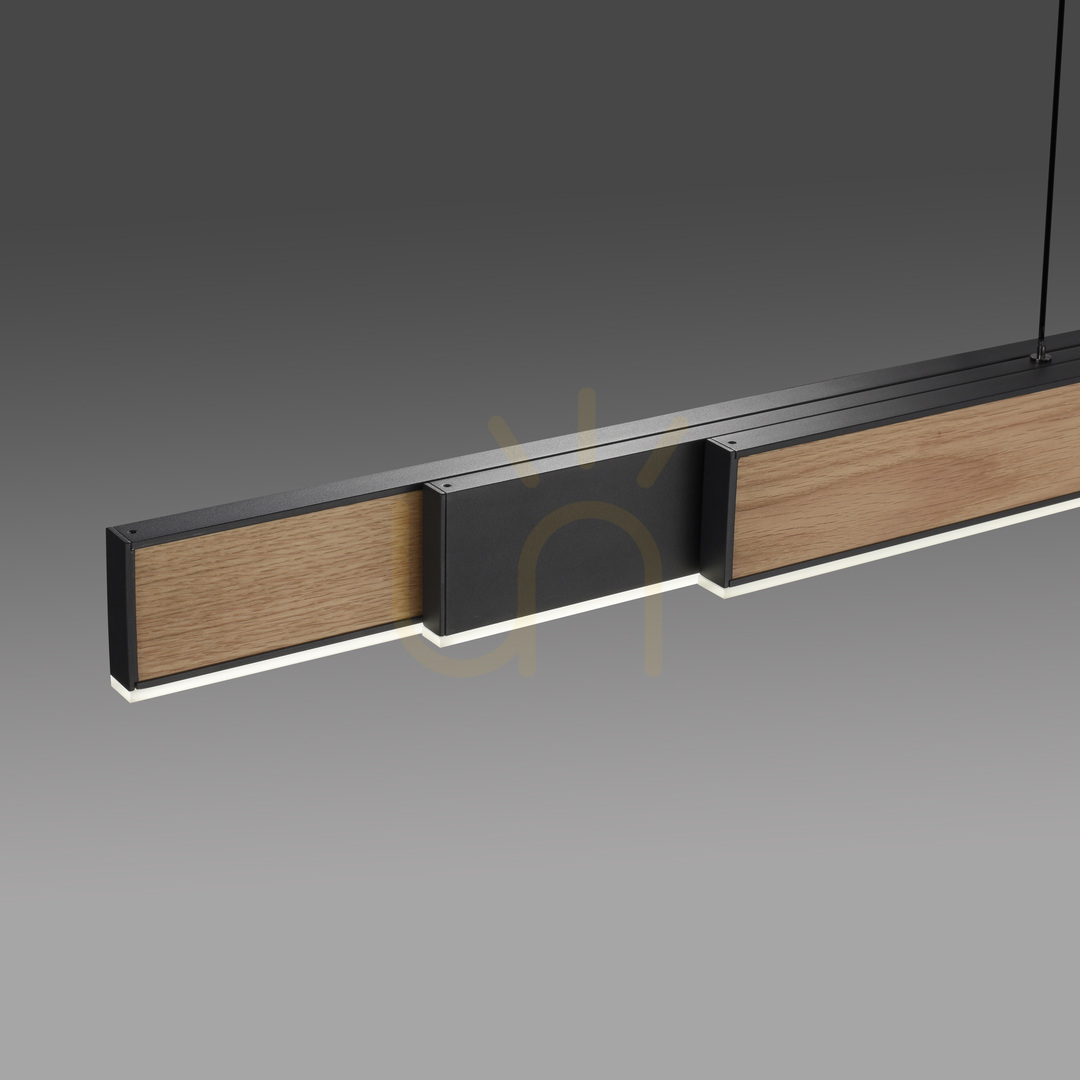 Náhľad PURE MOTO-RISE 2545-79 Drevené závesné svietidlo s 3 LED žiarovkami PURE MOTO-RISE 2545-79 Drevené závesné svietidlo s 3 LED žiarovkami
