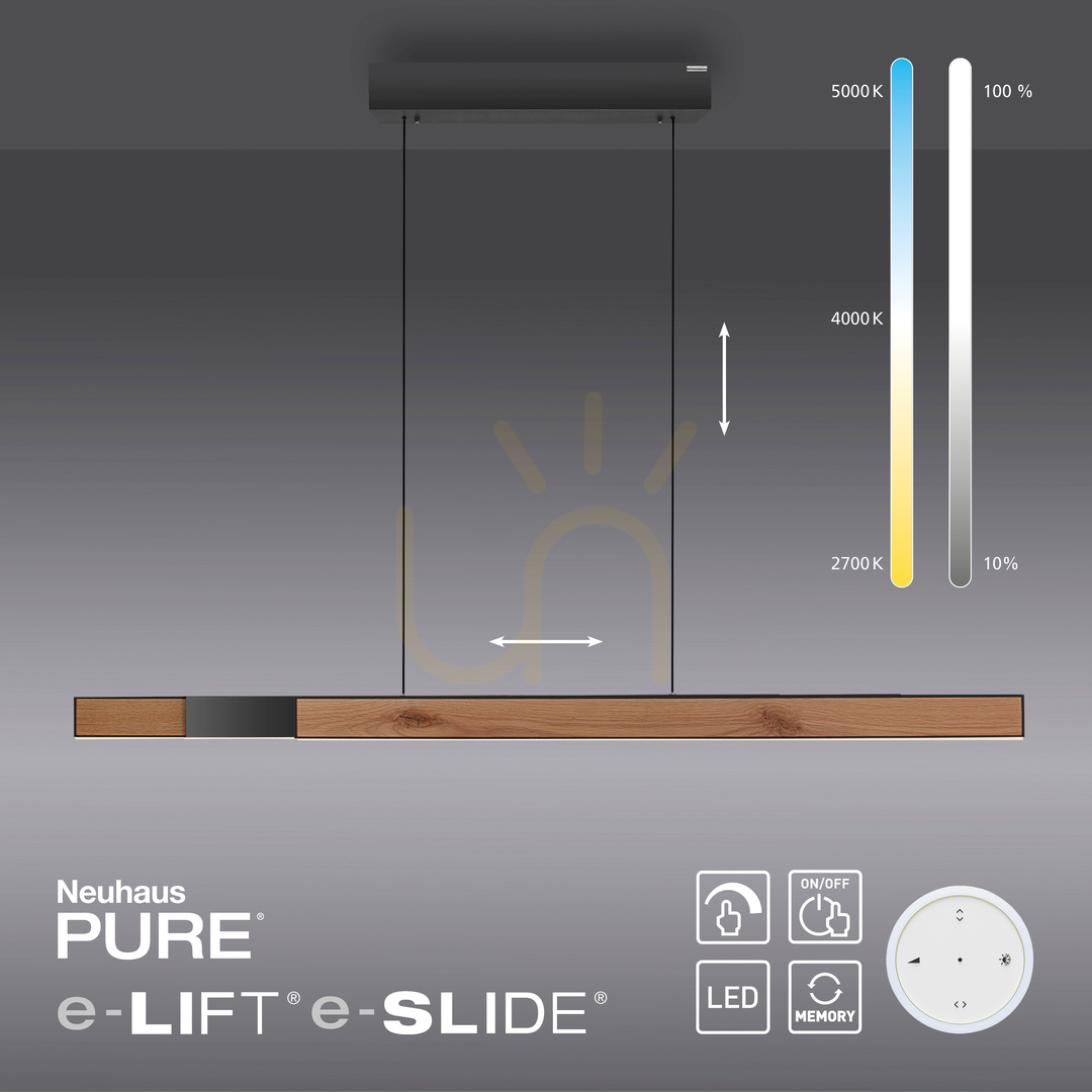 Šou PURE MOTO-RISE 2545-79 Drevené závesné svietidlo s 3 LED žiarovkami PURE MOTO-RISE 2545-79 Drevené závesné svietidlo s 3 LED žiarovkami