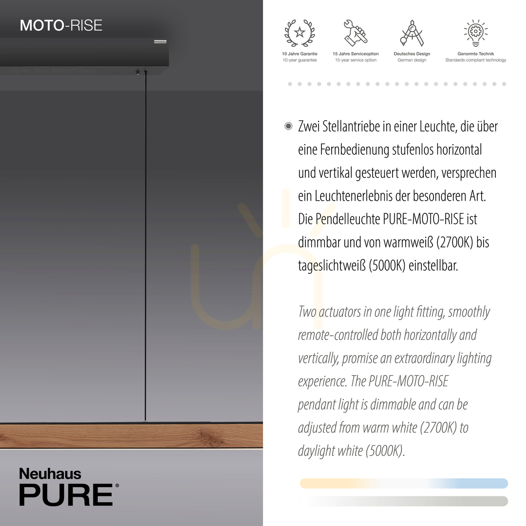 Šou PURE MOTO-RISE 2545-79 Drevené závesné svietidlo s 3 LED žiarovkami PURE MOTO-RISE 2545-79 Drevené závesné svietidlo s 3 LED žiarovkami