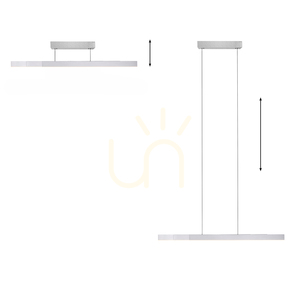 PURE MOTO-RISE 2545-95 Strieborné závesné svietidlo s 3 LED žiarovkami small 14
