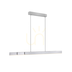 PURE MOTO-RISE 2545-95 Strieborné závesné svietidlo s 3 LED žiarovkami small 17