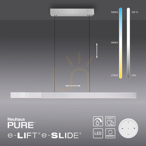 PURE MOTO-RISE 2545-95 Strieborné závesné svietidlo s 3 LED žiarovkami small 22