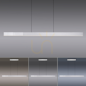 PURE MOTO-RISE 2545-95 Strieborné závesné svietidlo s 3 LED žiarovkami small 5