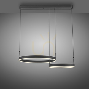 ESKO 2360-18 Čierna závesná lampa s 2 LED žiarovkami 11 ESKO 2360-18 Čierna závesná lampa s 2 LED žiarovkami small 11