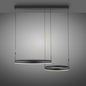 ESKO 2360-18 Čierna závesná lampa s 2 LED žiarovkami 16 ESKO 2360-18 Čierna závesná lampa s 2 LED žiarovkami small 16