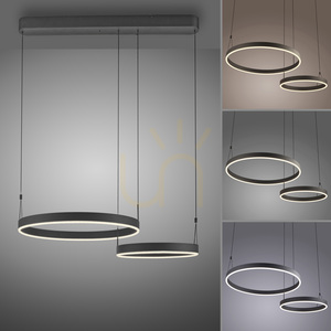 ESKO 2360-18 Čierna závesná lampa s 2 LED žiarovkami 5 ESKO 2360-18 Čierna závesná lampa s 2 LED žiarovkami small 5