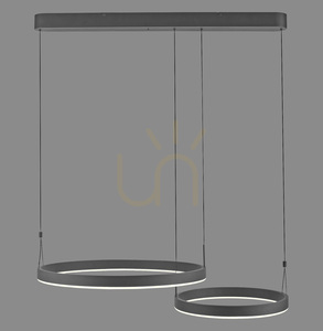 ESKO 2360-18 Čierna závesná lampa s 2 LED žiarovkami 0 ESKO 2360-18 Čierna závesná lampa s 2 LED žiarovkami small 0