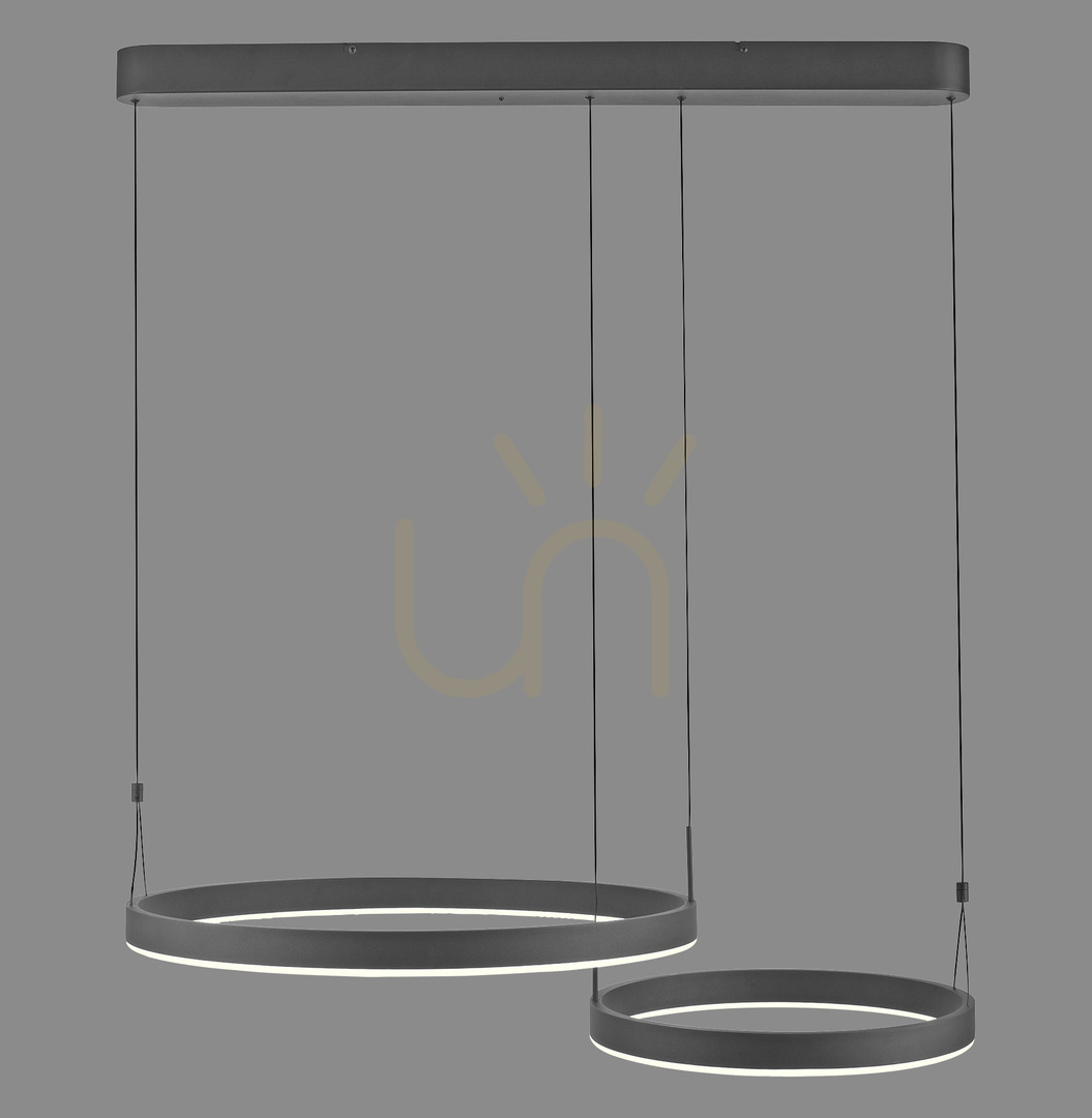 Skontrolujte ESKO 2360-18 Čierna závesná lampa s 2 LED žiarovkami ESKO 2360-18 Čierna závesná lampa s 2 LED žiarovkami