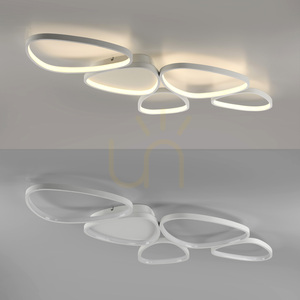PEBBLES 14045-16 Biele stropné svietidlo, 1xLED small 16
