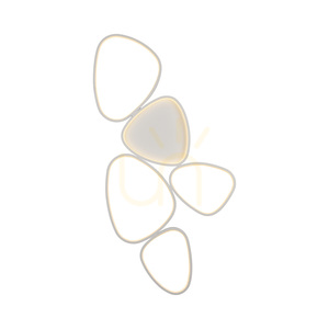 PEBBLES 14045-16 Biele stropné svietidlo, 1xLED small 17