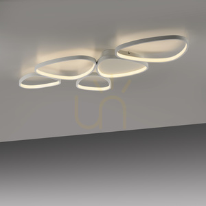 PEBBLES 14045-16 Biele stropné svietidlo, 1xLED small 20