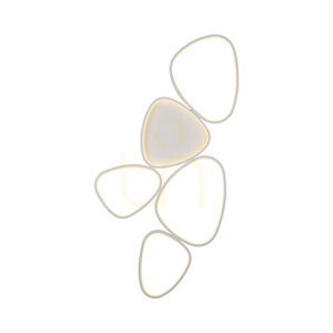 PEBBLES 14045-16 Biele stropné svietidlo, 1xLED small 25