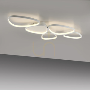 PEBBLES 14045-16 Biele stropné svietidlo, 1xLED small 5