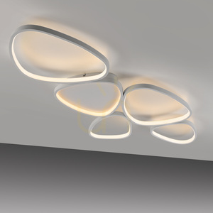 PEBBLES 14045-16 Biele stropné svietidlo, 1xLED small 9