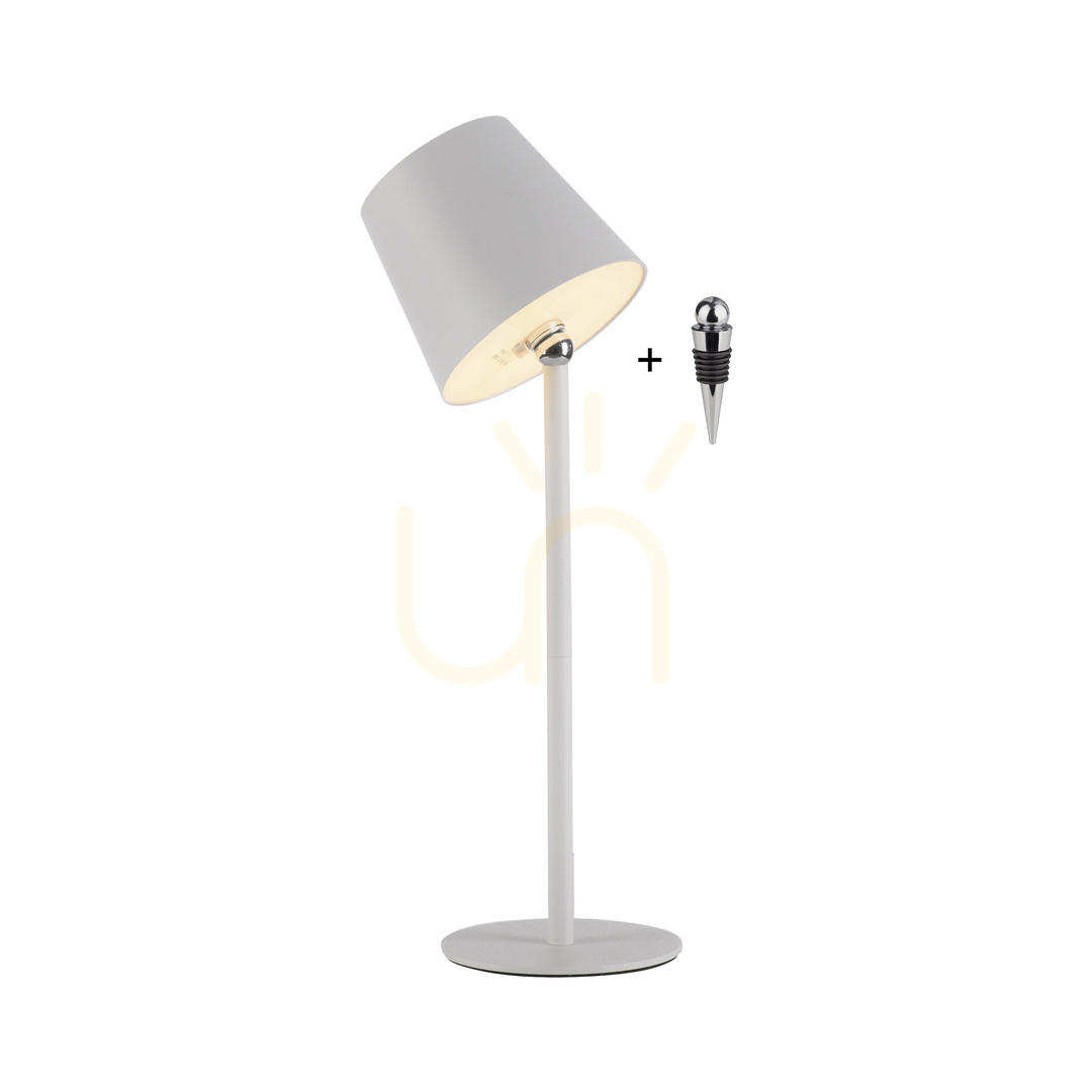 Skontrolujte BOTERIA 19251-16 Biela stolná lampa s 1xLED BOTERIA 19251-16 Biela stolná lampa s 1xLED
