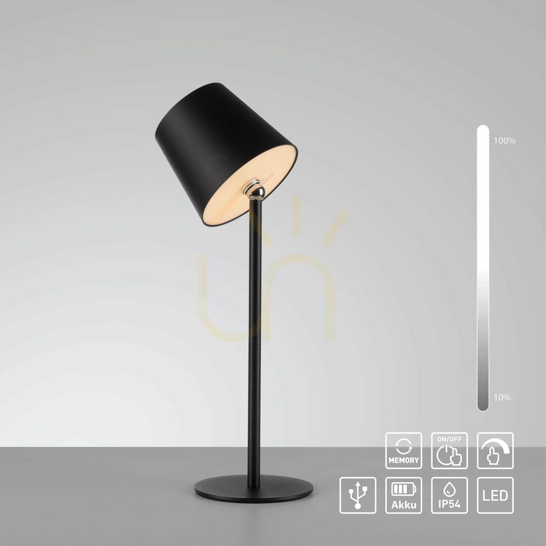 Skontrolujte Stolná lampa BOTERIA 19251-18, čierna, 1xLED Stolná lampa BOTERIA 19251-18, čierna, 1xLED