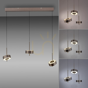 Q-ROTATE 2248-34 Hnedé závesné svietidlo s 3 LED diódami small 5