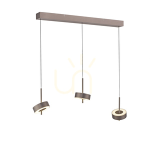 Q-ROTATE 2248-34 Hnedé závesné svietidlo s 3 LED diódami small 7