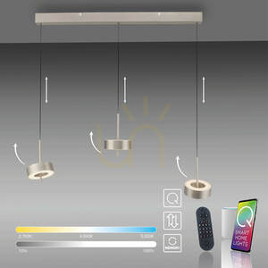 Q-ROTATE 2248-95 Strieborné závesné svietidlo s 3 LED diódami 17 Q-ROTATE 2248-95 Strieborné závesné svietidlo s 3 LED diódami small 17