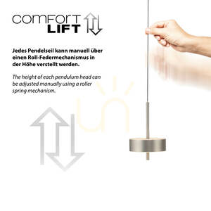 Q-ROTATE 2248-95 Strieborné závesné svietidlo s 3 LED diódami 6 Q-ROTATE 2248-95 Strieborné závesné svietidlo s 3 LED diódami small 6