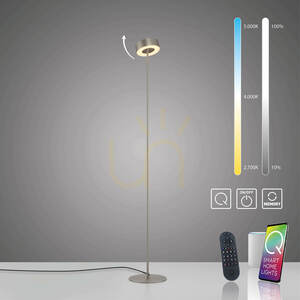 Stojaca lampa Q-ROTATE 324-95, strieborná, 1xLED 11 Stojaca lampa Q-ROTATE 324-95, strieborná, 1xLED small 11