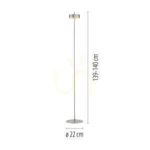 Stojaca lampa Q-ROTATE 324-95, strieborná, 1xLED 8 Stojaca lampa Q-ROTATE 324-95, strieborná, 1xLED small 8
