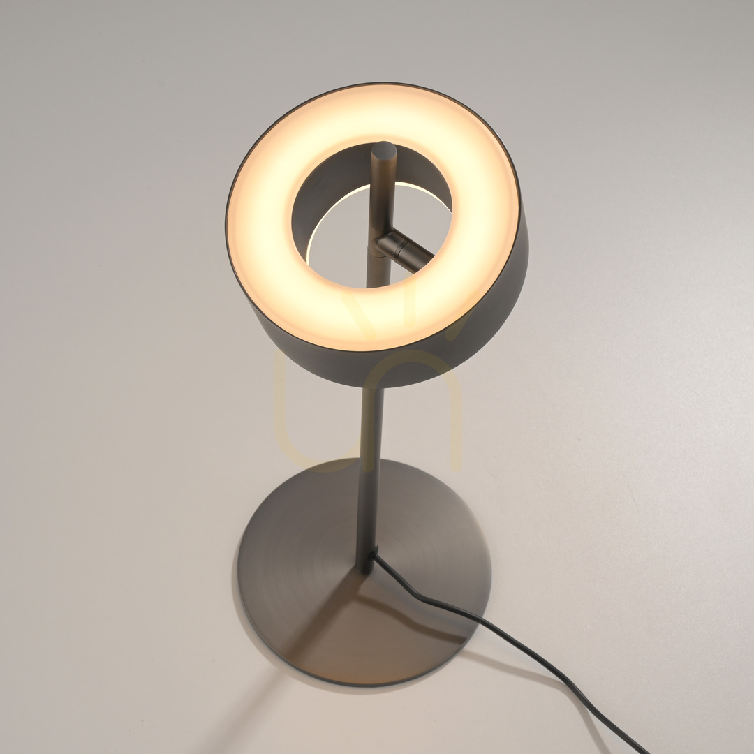 vyhliadka Stolná lampa Q-ROTATE 4324-34, hnedá, 1xLED Stolná lampa Q-ROTATE 4324-34, hnedá, 1xLED