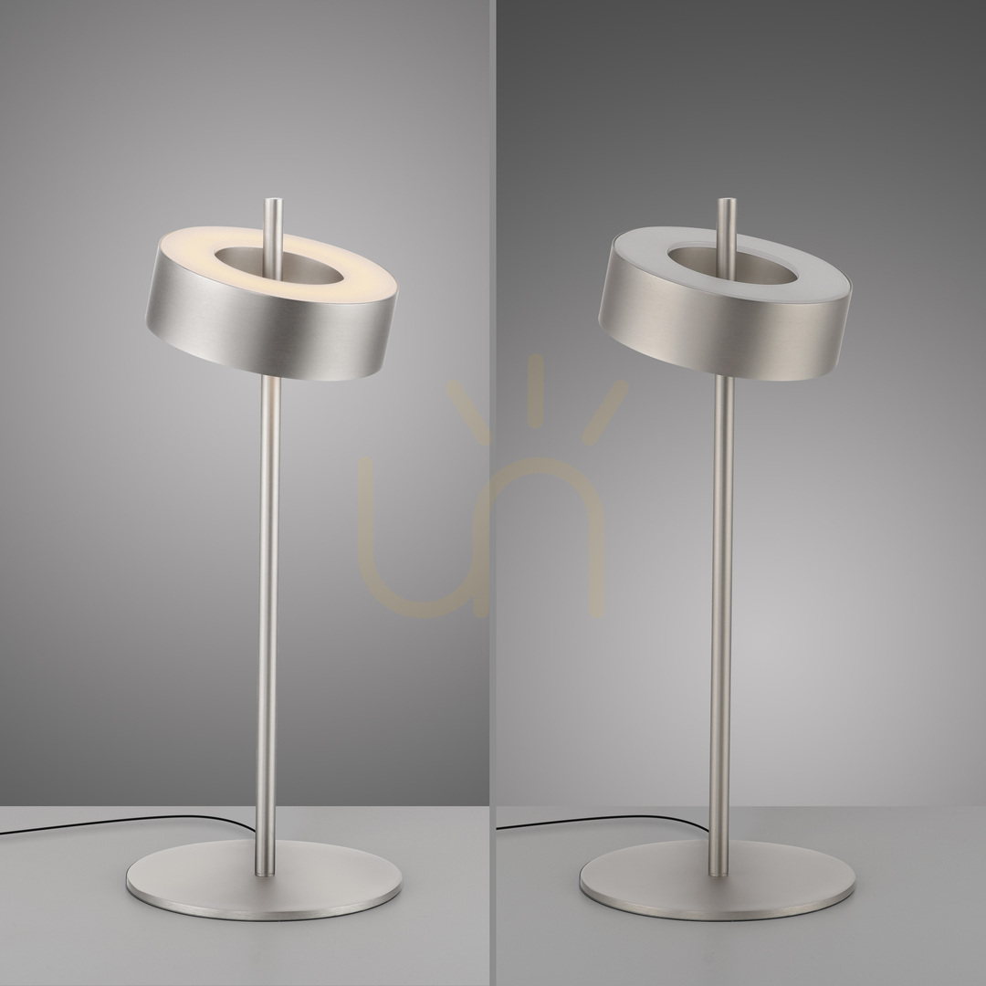 Šou Stolná lampa Q-ROTATE 4324-95, strieborná, 1xLED Stolná lampa Q-ROTATE 4324-95, strieborná, 1xLED