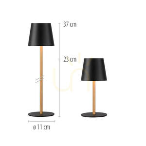 Stolná lampa EURIA 19250-68, čierna, 1xLED small 7