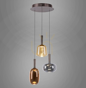 IRIDES 2679-70 Viacfarebné závesné svietidlo s 3 LED diódami small 0
