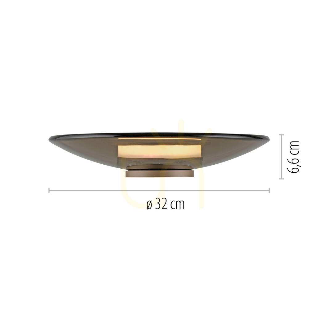 vyhliadka Stolná lampa PURE MOON 4594-97, hnedá, 1xLED Stolná lampa PURE MOON 4594-97, hnedá, 1xLED