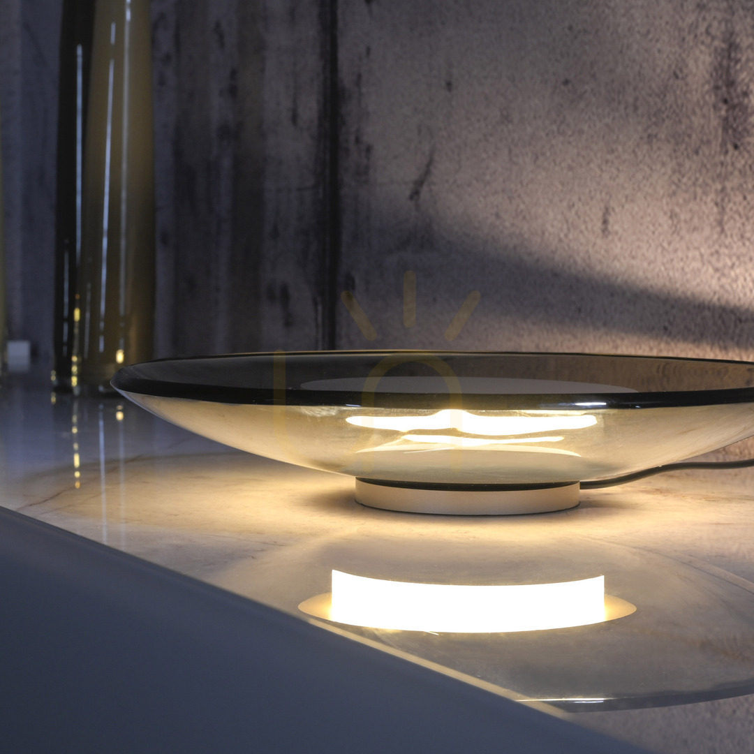 Náhľad Stolná lampa PURE MOON 4594-97, hnedá, 1xLED Stolná lampa PURE MOON 4594-97, hnedá, 1xLED