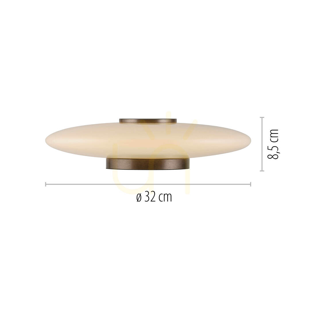 Displej Stolná lampa PURE VITRUM 4080-34, hnedá, 1xLED Stolná lampa PURE VITRUM 4080-34, hnedá, 1xLED