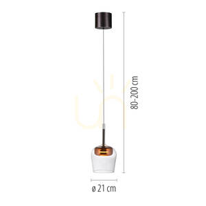 Q-KON 2741-20 Medené závesné svietidlo, 1xLED 8 Q-KON 2741-20 Medené závesné svietidlo, 1xLED small 8