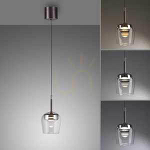 Q-KON 2741-21 Strieborné závesné svietidlo s 1 LED žiarovkou 5 Q-KON 2741-21 Strieborné závesné svietidlo s 1 LED žiarovkou small 5