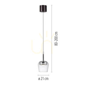 Q-KON 2741-21 Strieborné závesné svietidlo s 1 LED žiarovkou 8 Q-KON 2741-21 Strieborné závesné svietidlo s 1 LED žiarovkou small 8