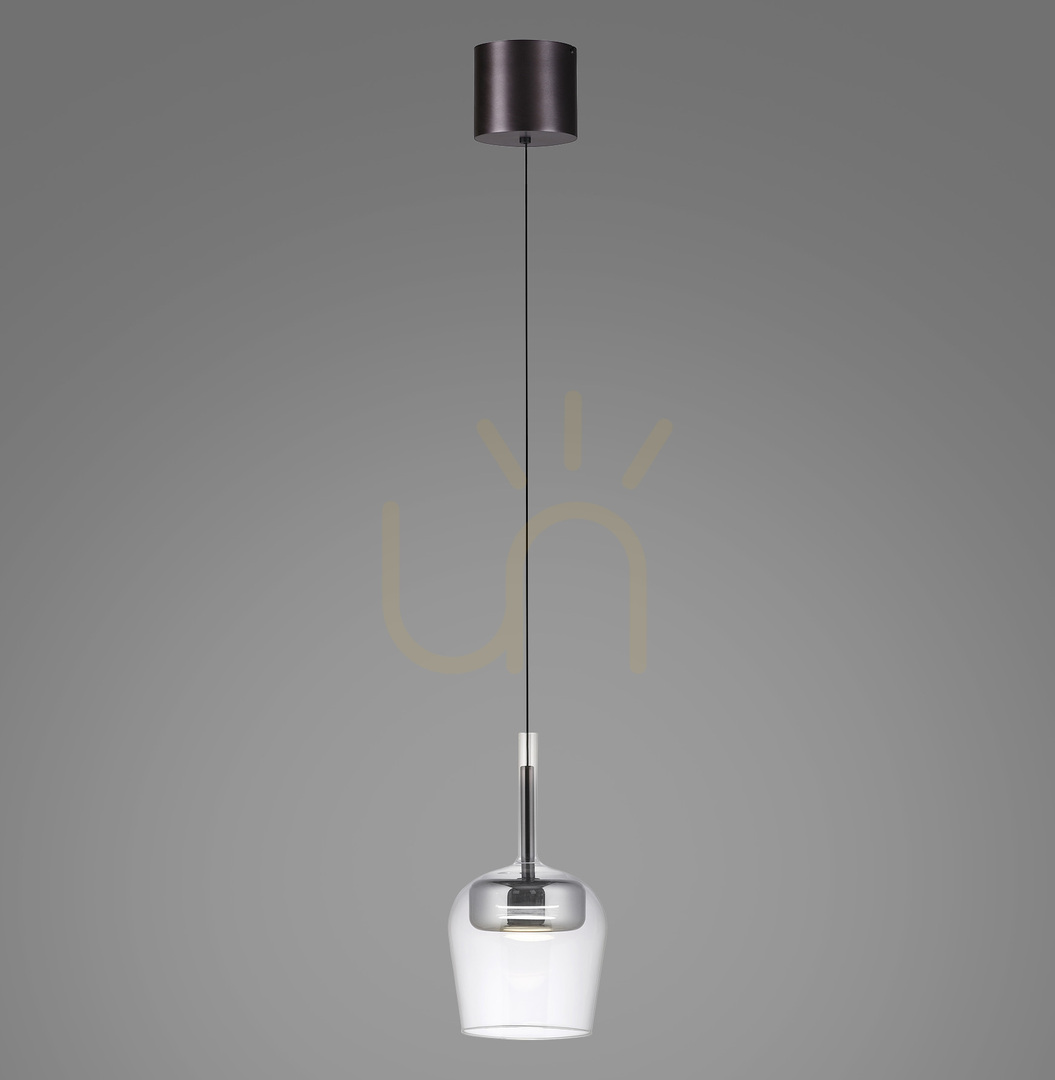 Skontrolujte Q-KON 2741-21 Strieborné závesné svietidlo s 1 LED žiarovkou Q-KON 2741-21 Strieborné závesné svietidlo s 1 LED žiarovkou