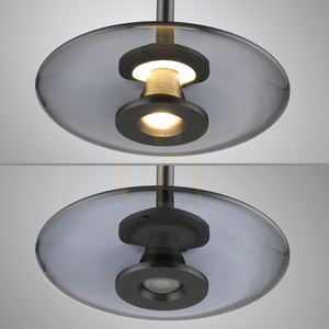 PURE VITRUM 2083-15 Šedé závesné svietidlo s 6 LED diódami small 18