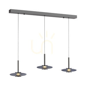 PURE VITRUM 2083-15 Šedé závesné svietidlo s 6 LED diódami small 7