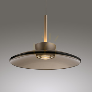 PURE MOON 2193-97 Hnedé závesné svietidlo s 6 LED diódami small 9