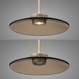 PURE E-MOON 2195-97 Hnedé závesné svietidlo s 2 LED žiarovkami small 15