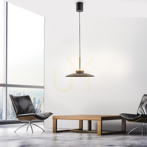 PURE E-MOON 2195-97 Hnedé závesné svietidlo s 2 LED žiarovkami small 2